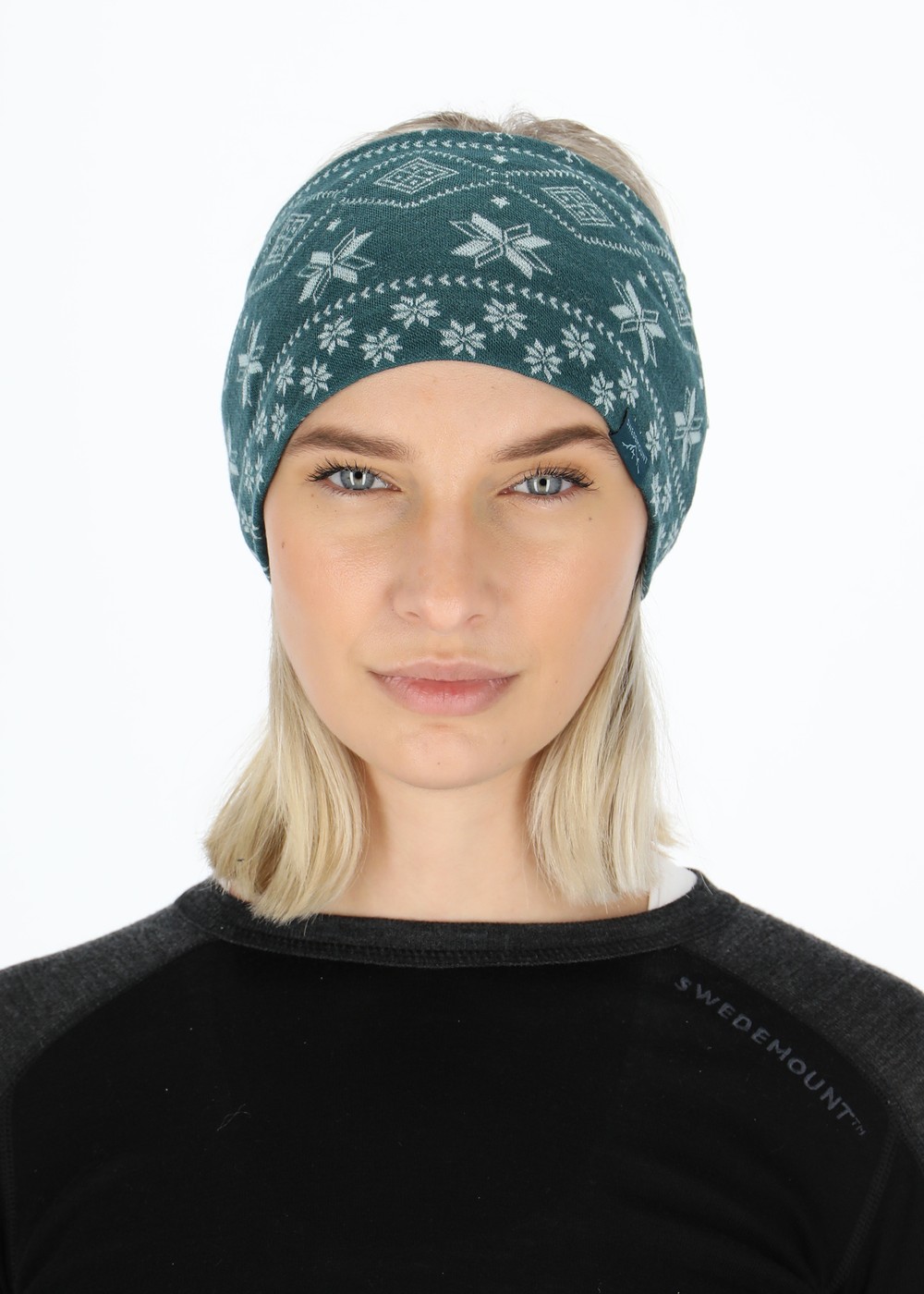 Idre Wool Headband, Jade Green/Mint, Onesize,  Träningstillbehör