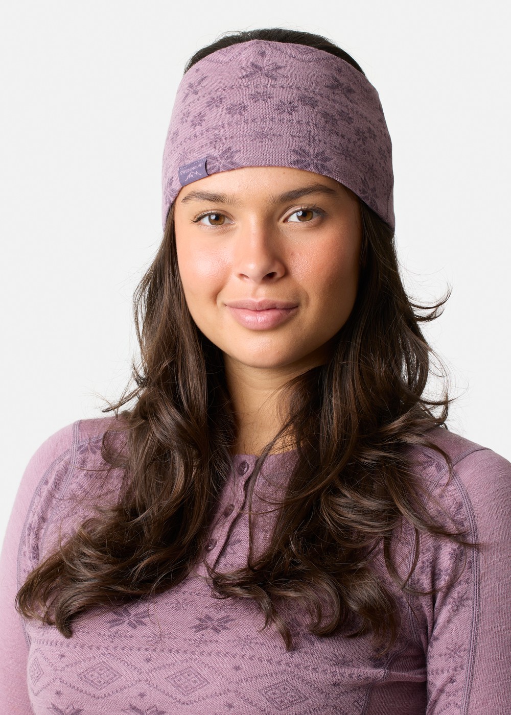 Idre Wool Headband, Pale Mauve, Onesize,  Träningstillbehör