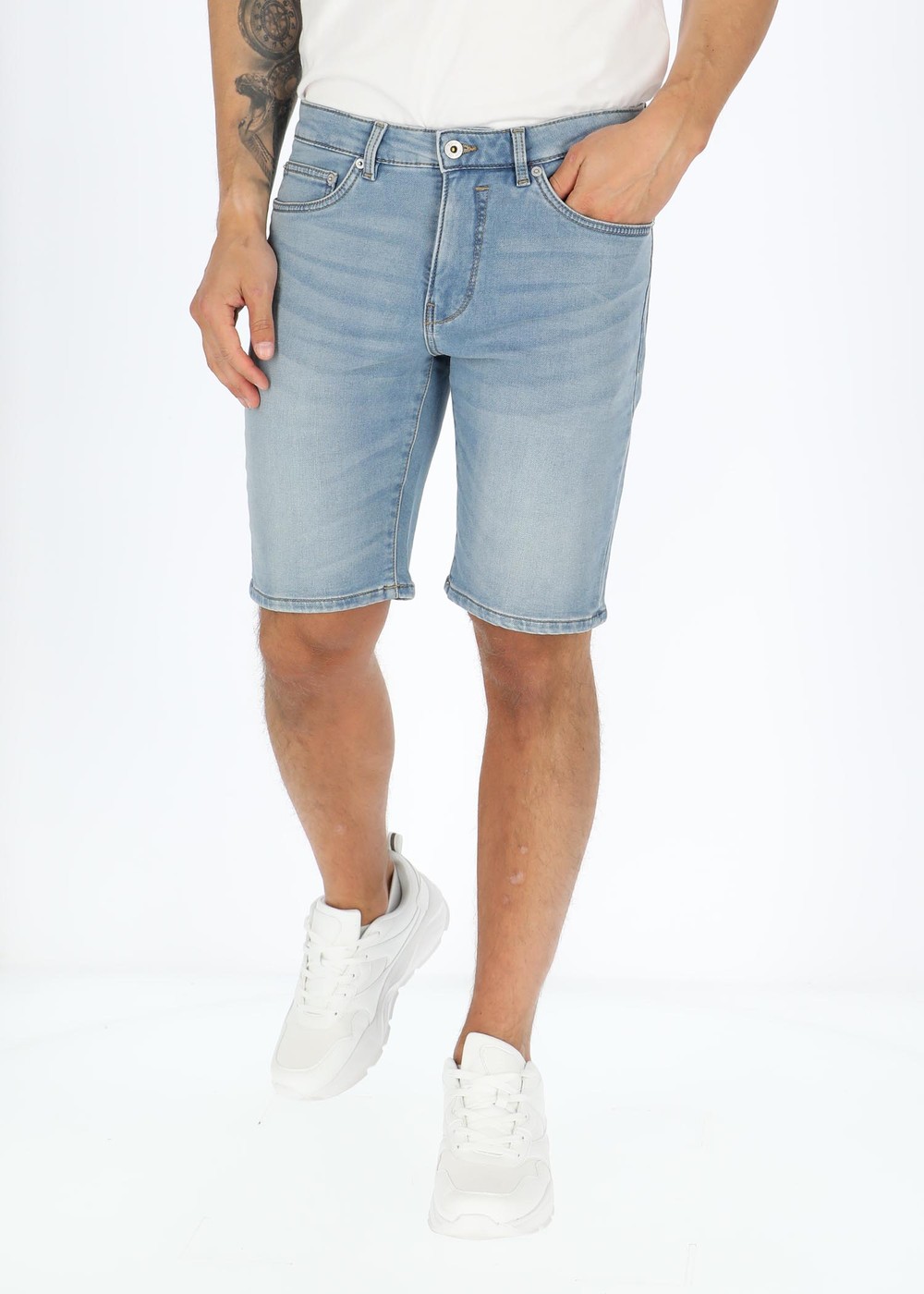 Sdbrent Lt Ryder Hybrid, Light Blue Denim, M,  Jeansshorts