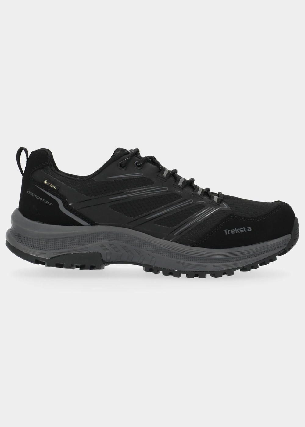 Larvik Low Lace Gtx, Black, 44,  Vandringsskor