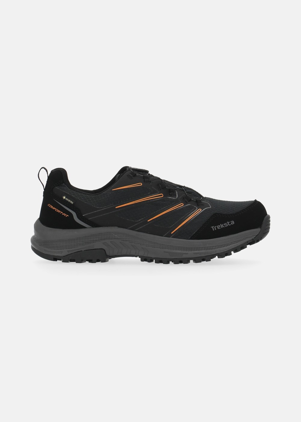 Larvik Boa Gtx, Black/Orange, 47,  Vandringsskor