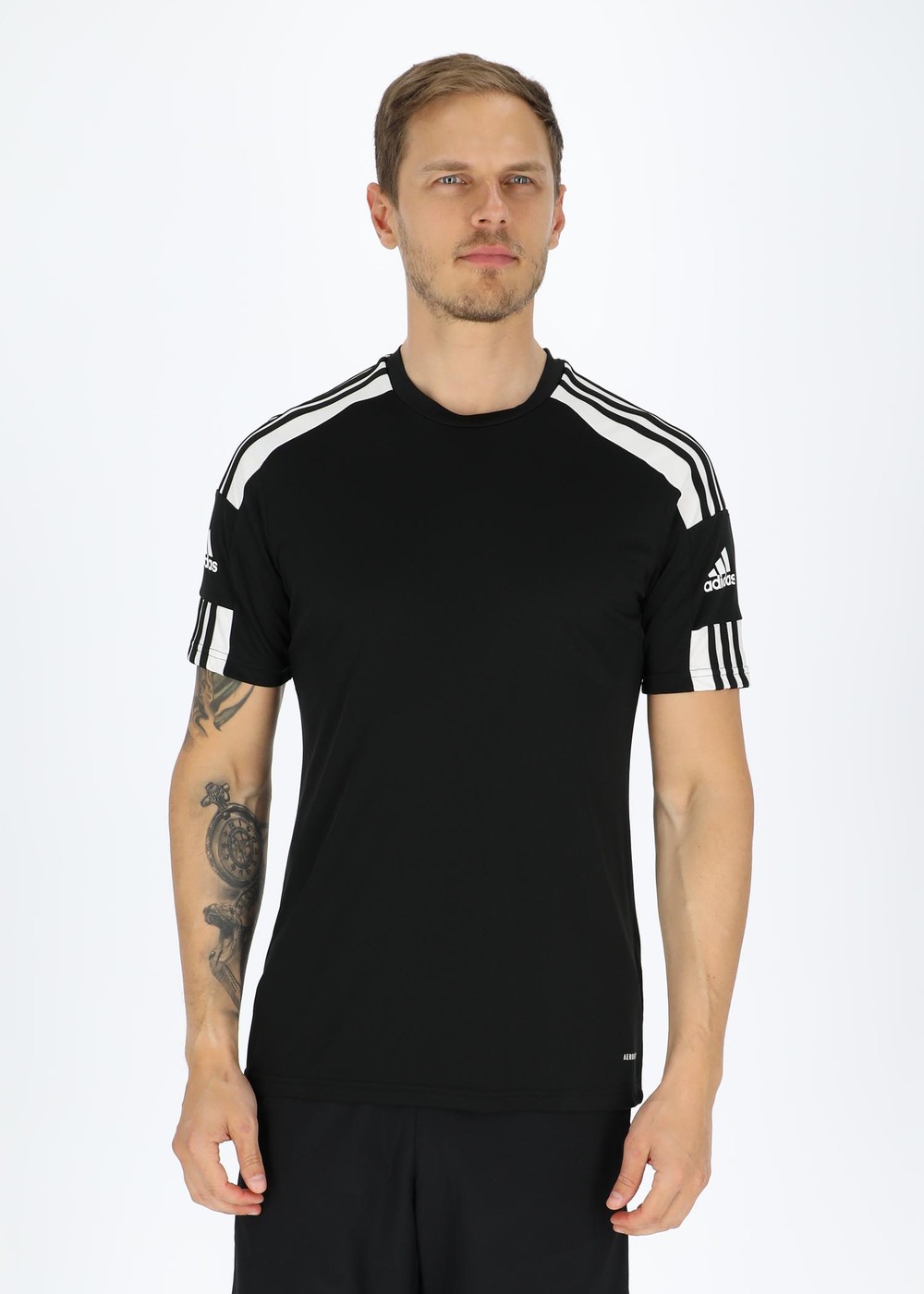 Squad 21 Jsy Ss, Black/White, Xs,  Löpar T-Shirts