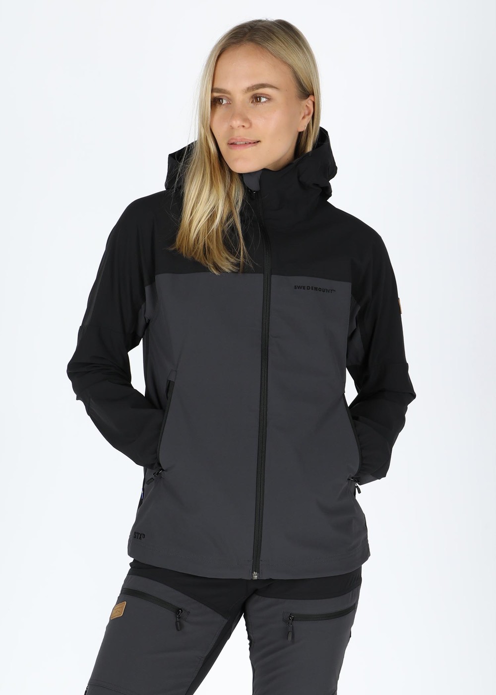 Lofoten Stretch Jacket W, Black/Charcoal, 48,  Jackor