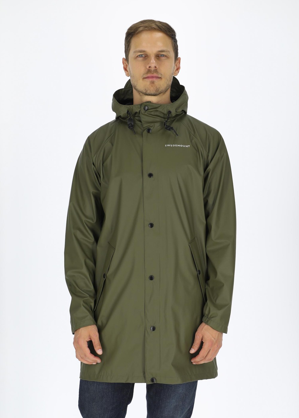 Koster Long Coat, Dk Olive, L,  Jackor Koster Long Coat, Dk Olive, L,  Jackor