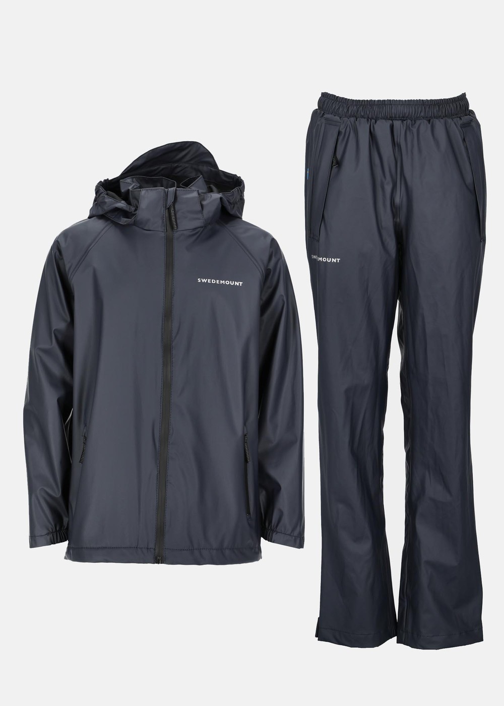 Koster Rain Set Jr, Navy/Navy, 130,  Set Regnjackor + Byxor