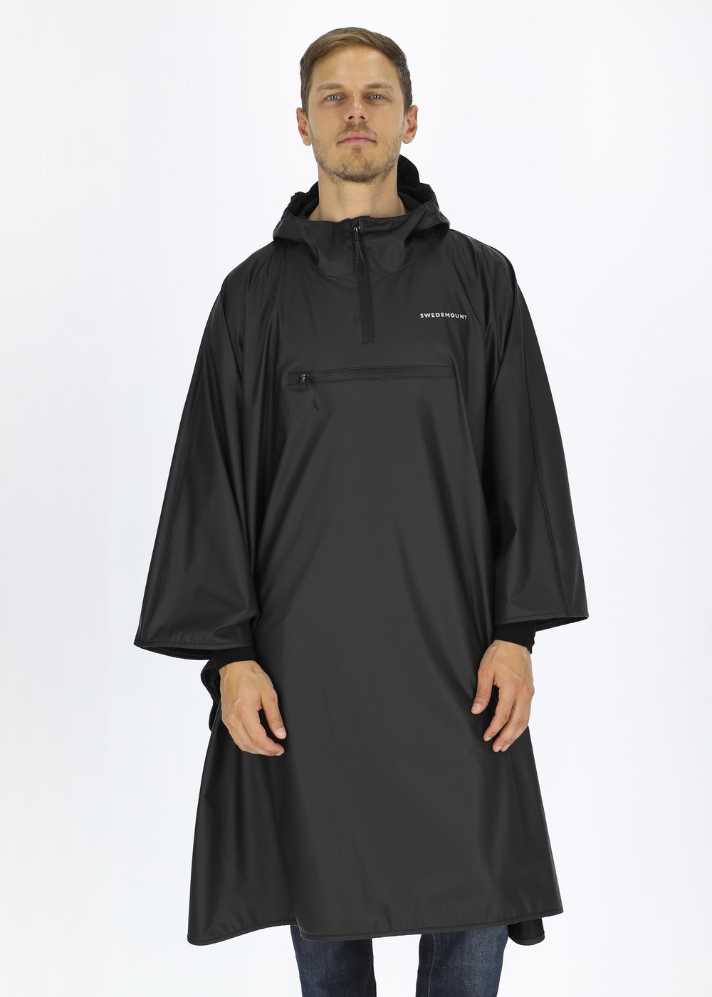 Koster Rain Poncho, Black, Onesize,  Regnjackor