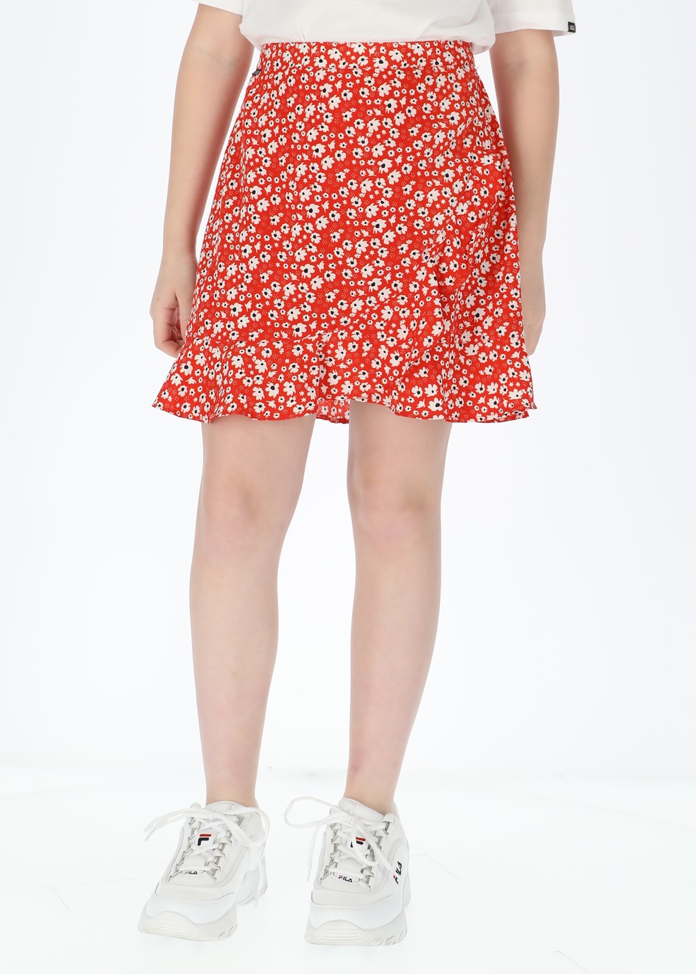 Sankt Claud Short Skirt Jr, Red Flower, 120,  Klänningar Sankt Claud Short Skirt Jr, Red Flower, 120,  Klänningar