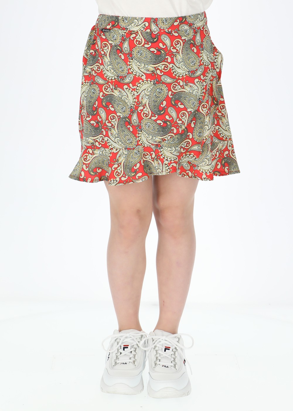 Sankt Claud Short Skirt Jr, Paisley Raspberry, 140,  Klänningar Sankt Claud Short Skirt Jr, Paisley Raspberry, 140,  Klänningar