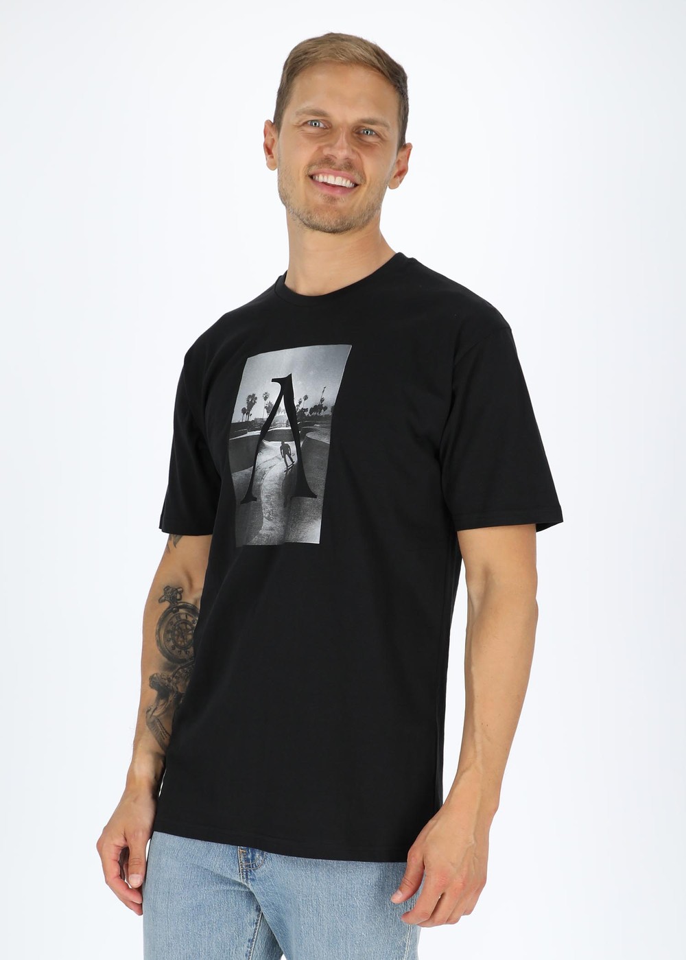 Park Tee, Black, M,  T-Shirts