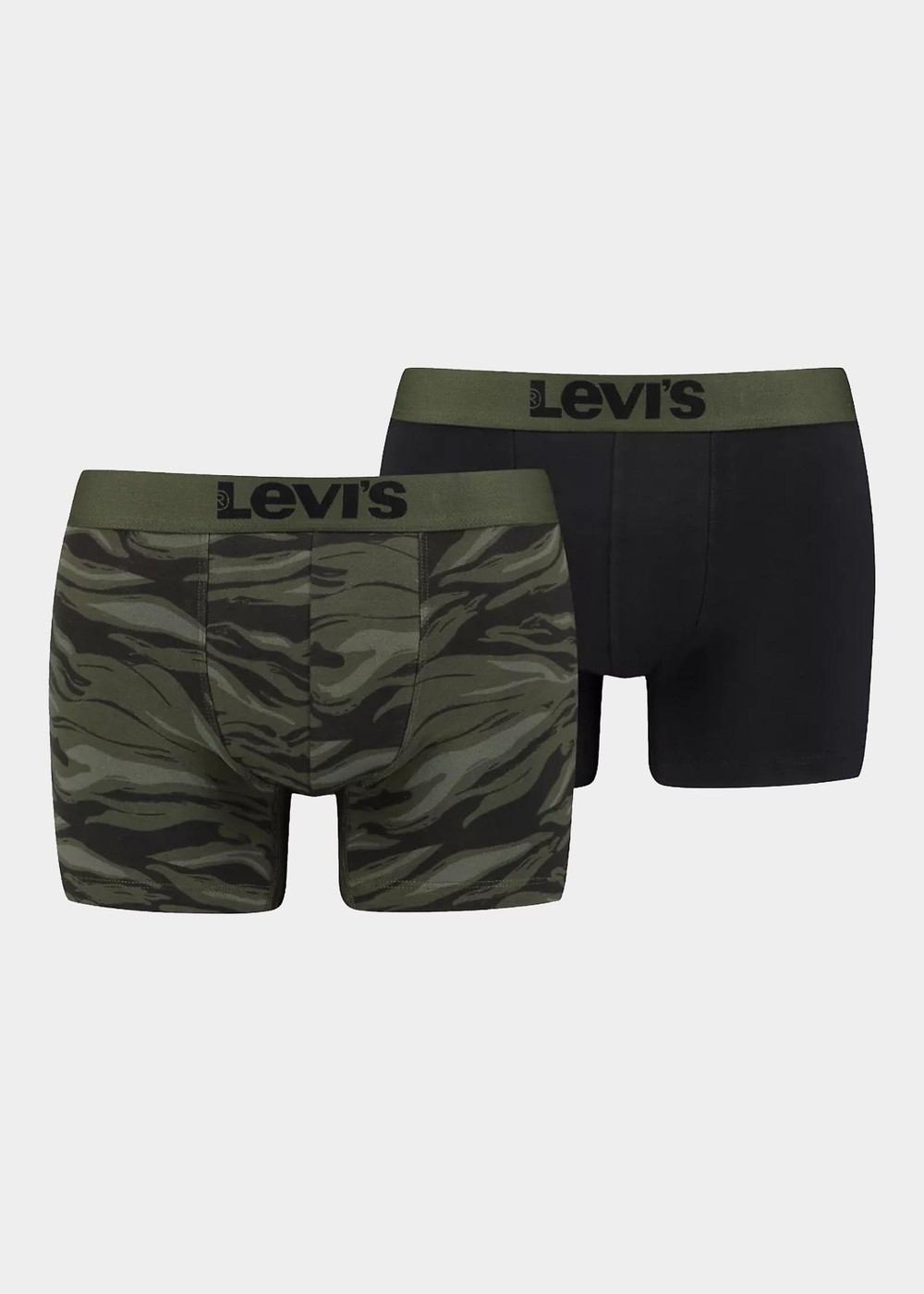 Levis Men Camo Aop Boxer Brief, Green Combo, S,  Underkläder