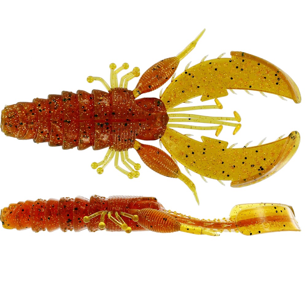 Crecraw Creaturebait, Motoroil Pepper, 6.5,  Jiggar