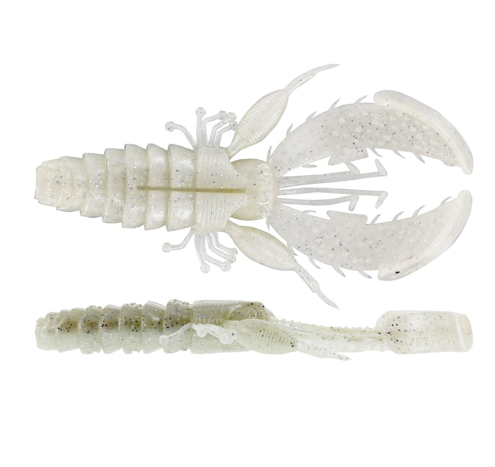 Crecraw Creaturebait, Glow White, 6.5,  Jiggar