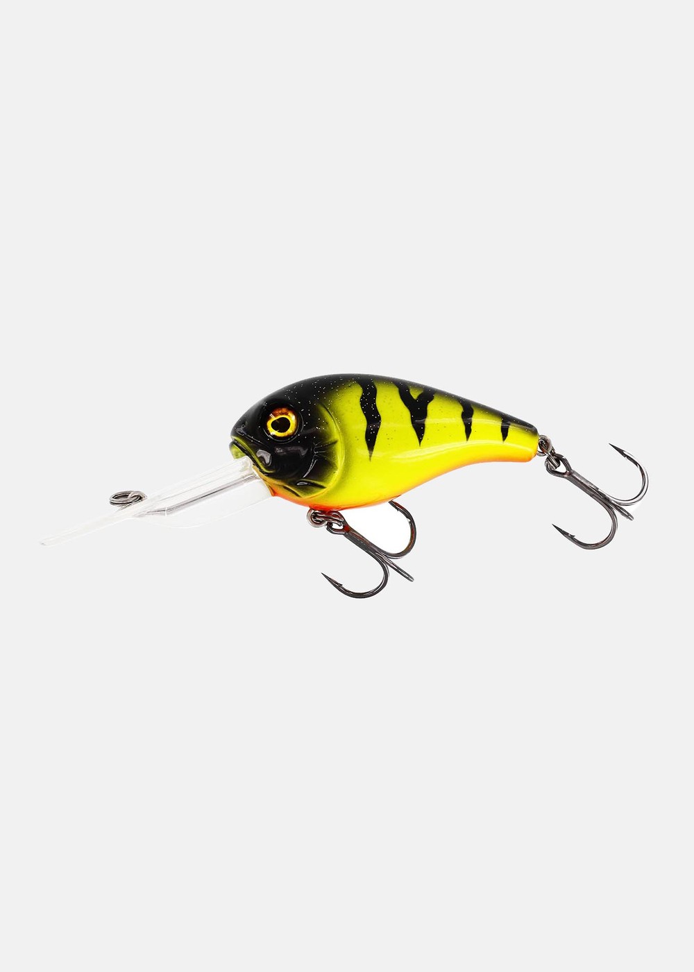 Megabite Dr Crankbait, Fire Perch, 6,  Wobbler