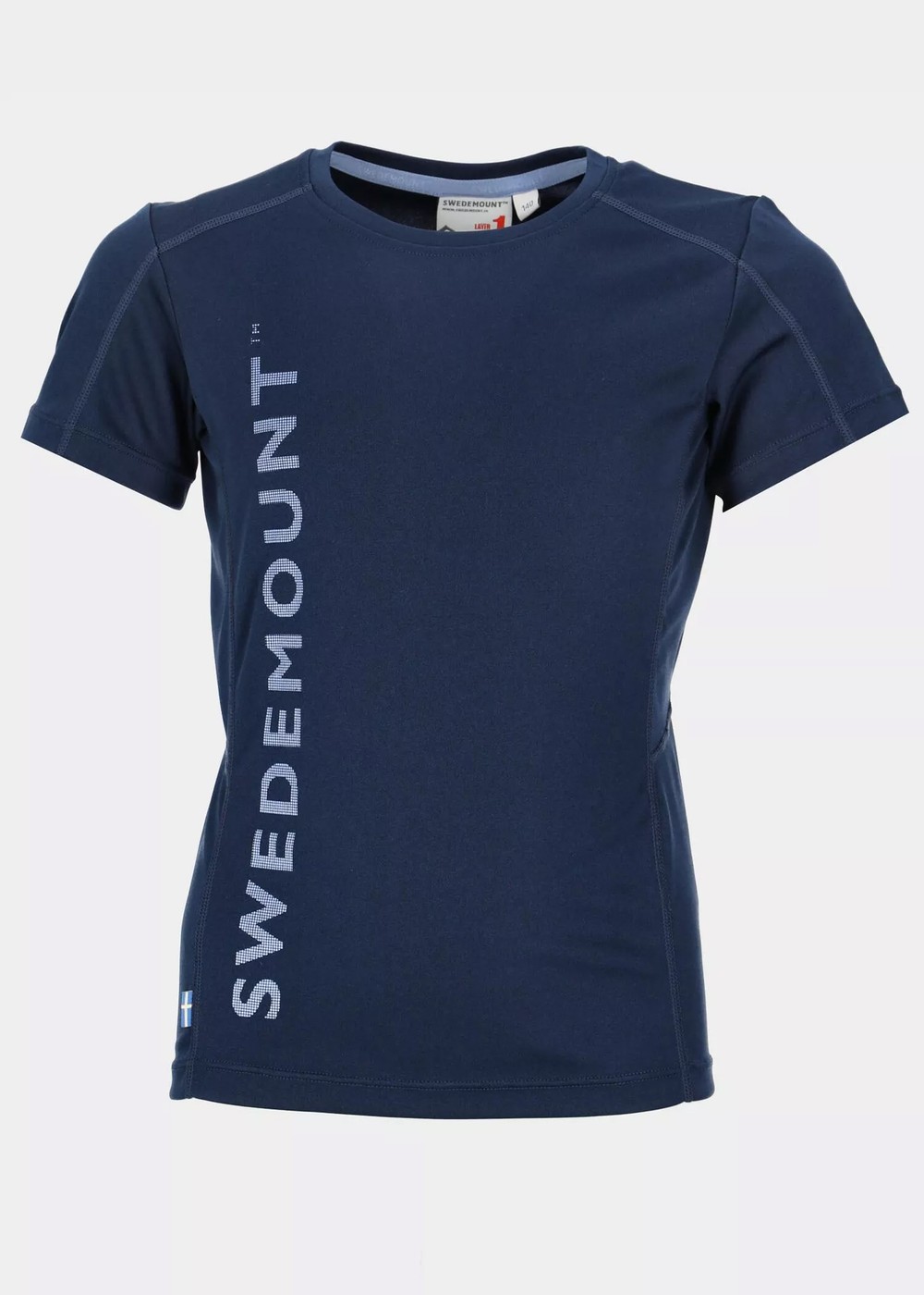 Training Logo Tee G Jr, Navy Melange/Lt Blue Melange, 140,  T-Shirts