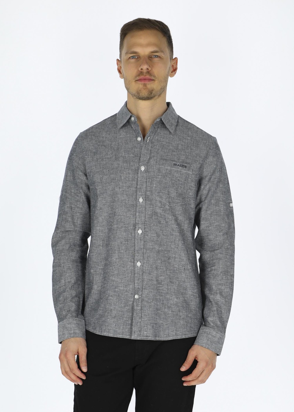 Sailor Shirt Long Sleeve, Navy, 2xl,  Långärmade Skjortor