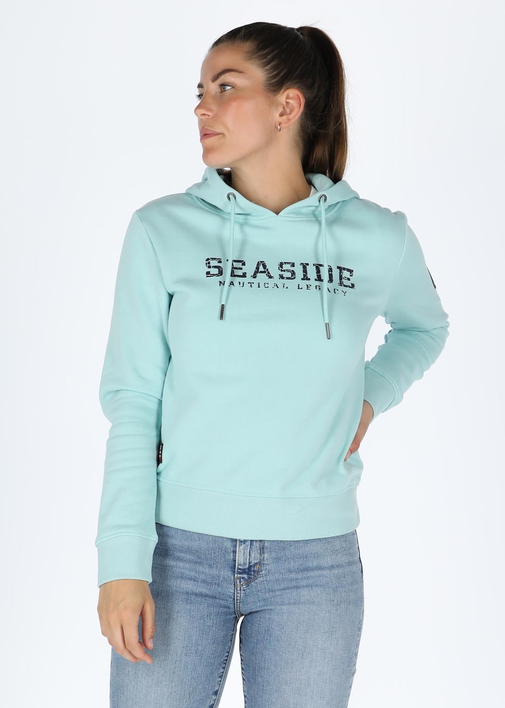 Nautical Hood W, Mint, 48,  Hoodies Nautical Hood W, Mint, 48,  Hoodies