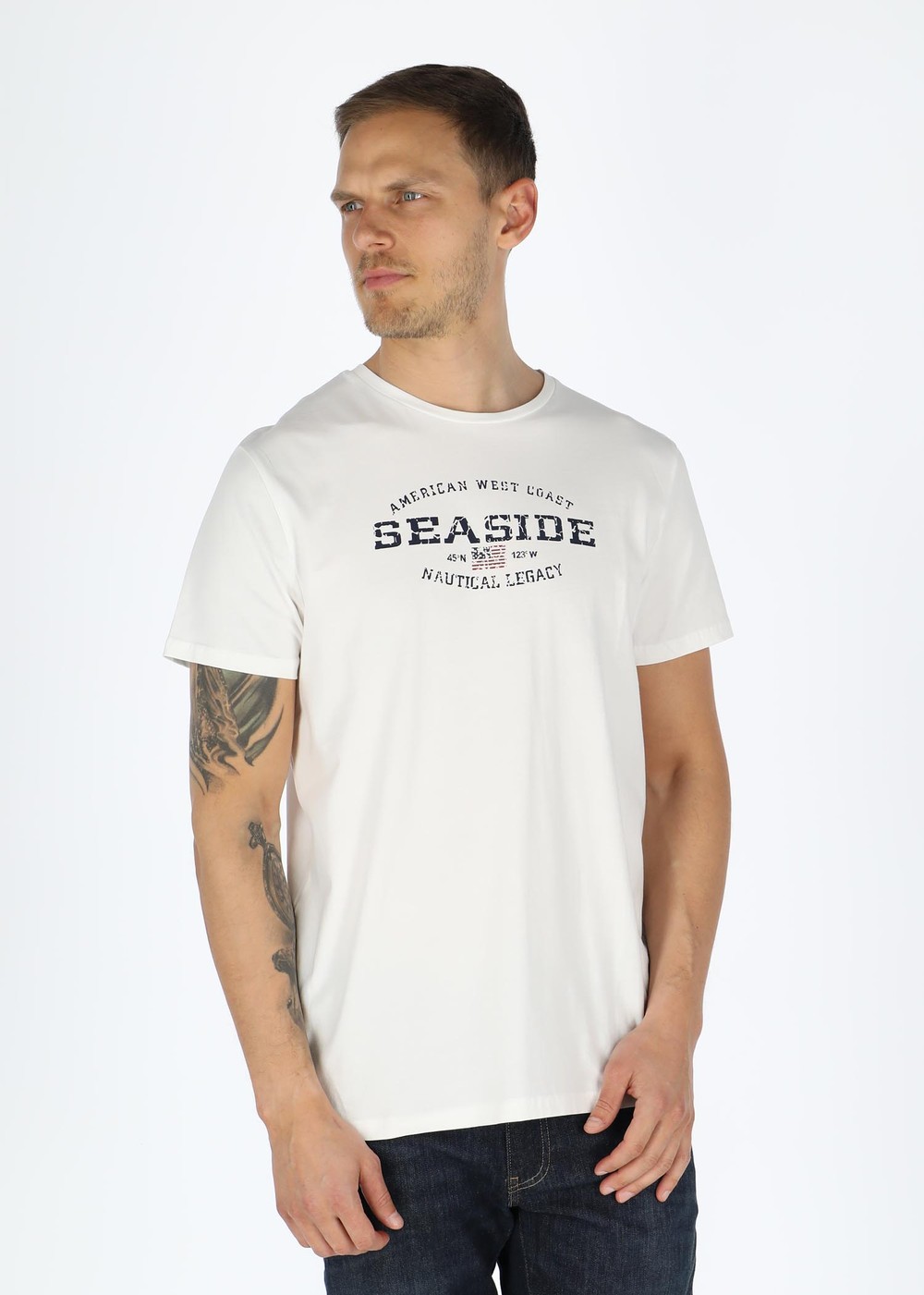 Nautical Tee, White, S,  T-Shirts Nautical Tee, White, S,  T-Shirts