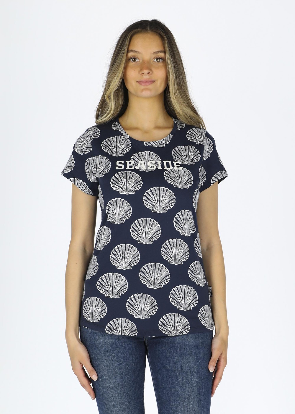 Breeze Tee W, Navy Shell, 48,  T-Shirts