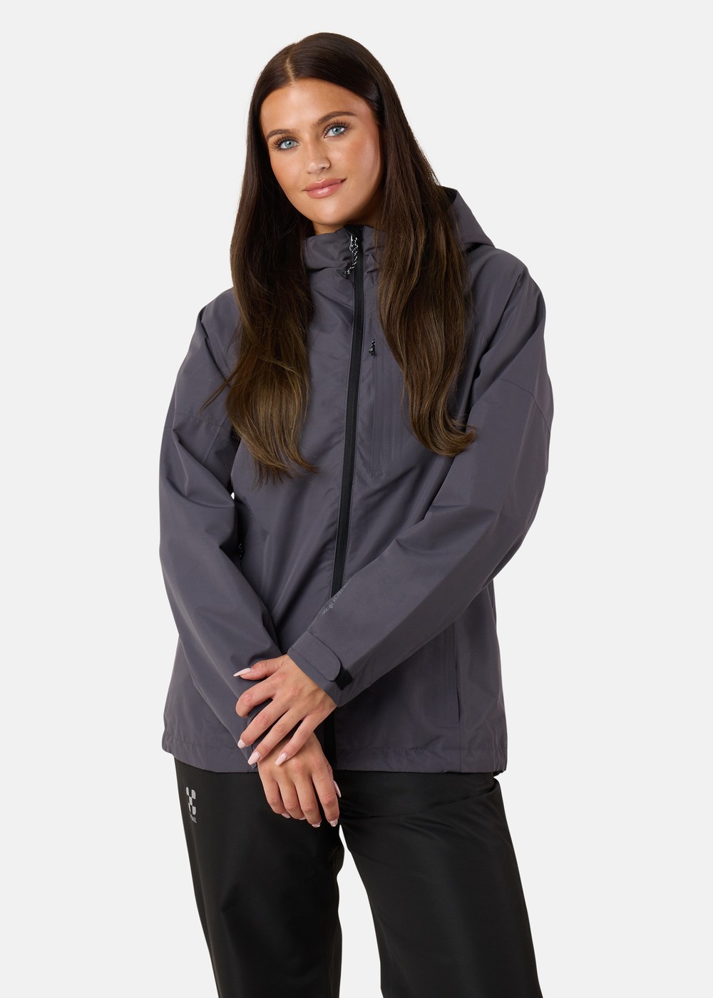 Rain Shell Jacket W, Charcoal, 46,  Vårjackor