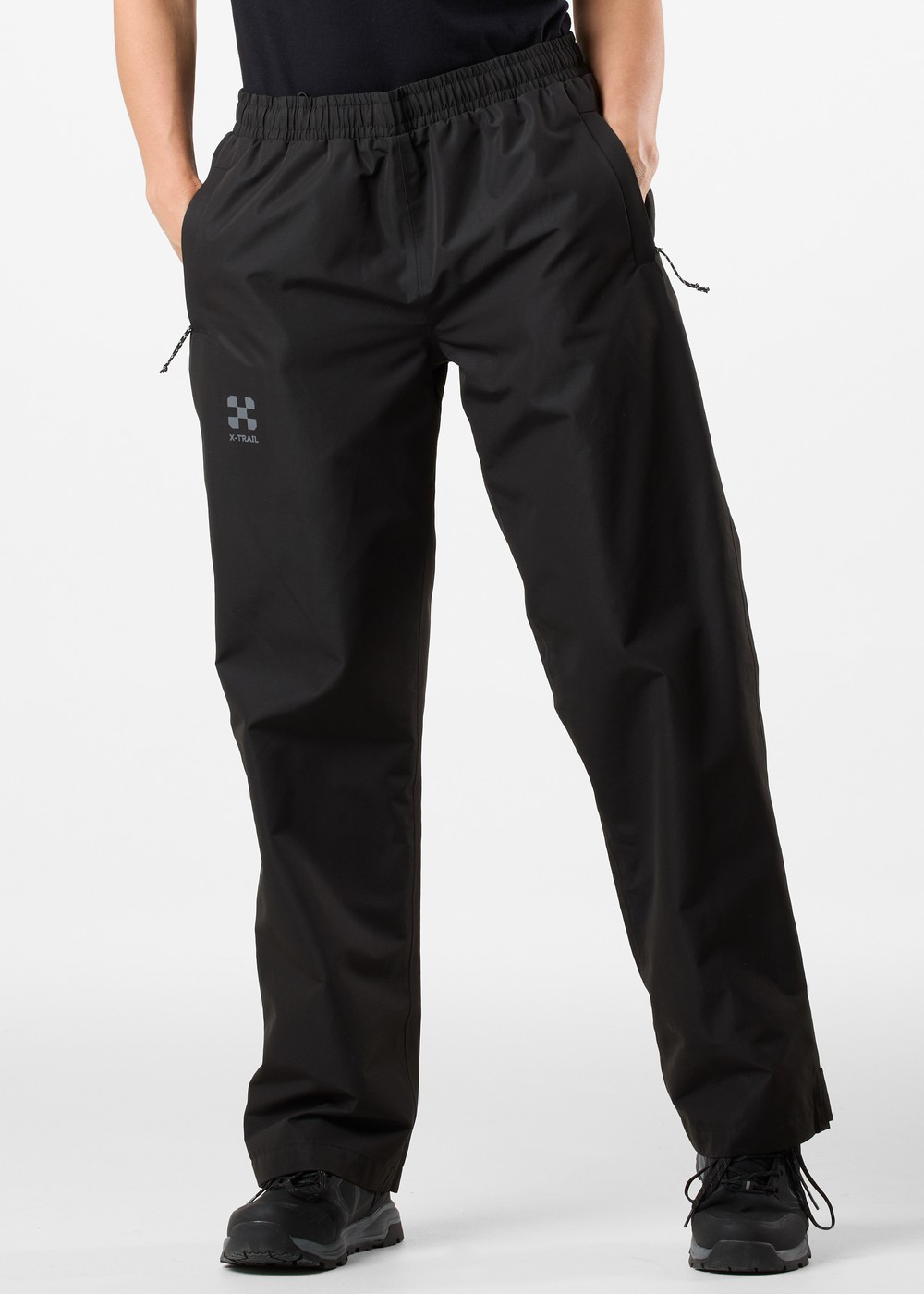 Rain Shell Pants W, Black, 48,  Skidbyxor