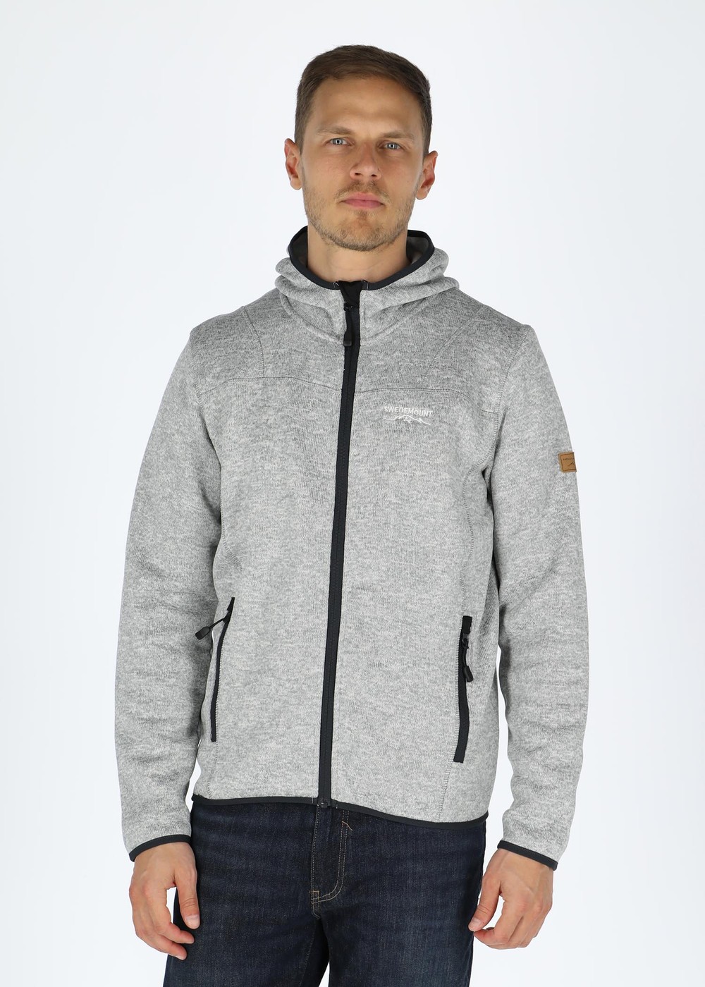 Reykjavik Fleece Hood Jacket 2.0, Grey Melange, Xl,  Fleecetröjor