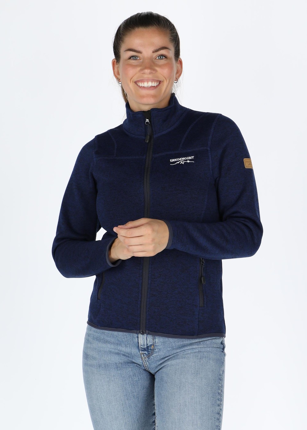 Reykjavik Fleece Jacket 2.0 W, Navy Melange, 34,  Fleecetröjor