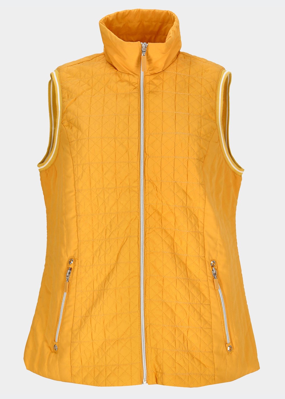 Quilted Vest, Gold, 52,  Västar