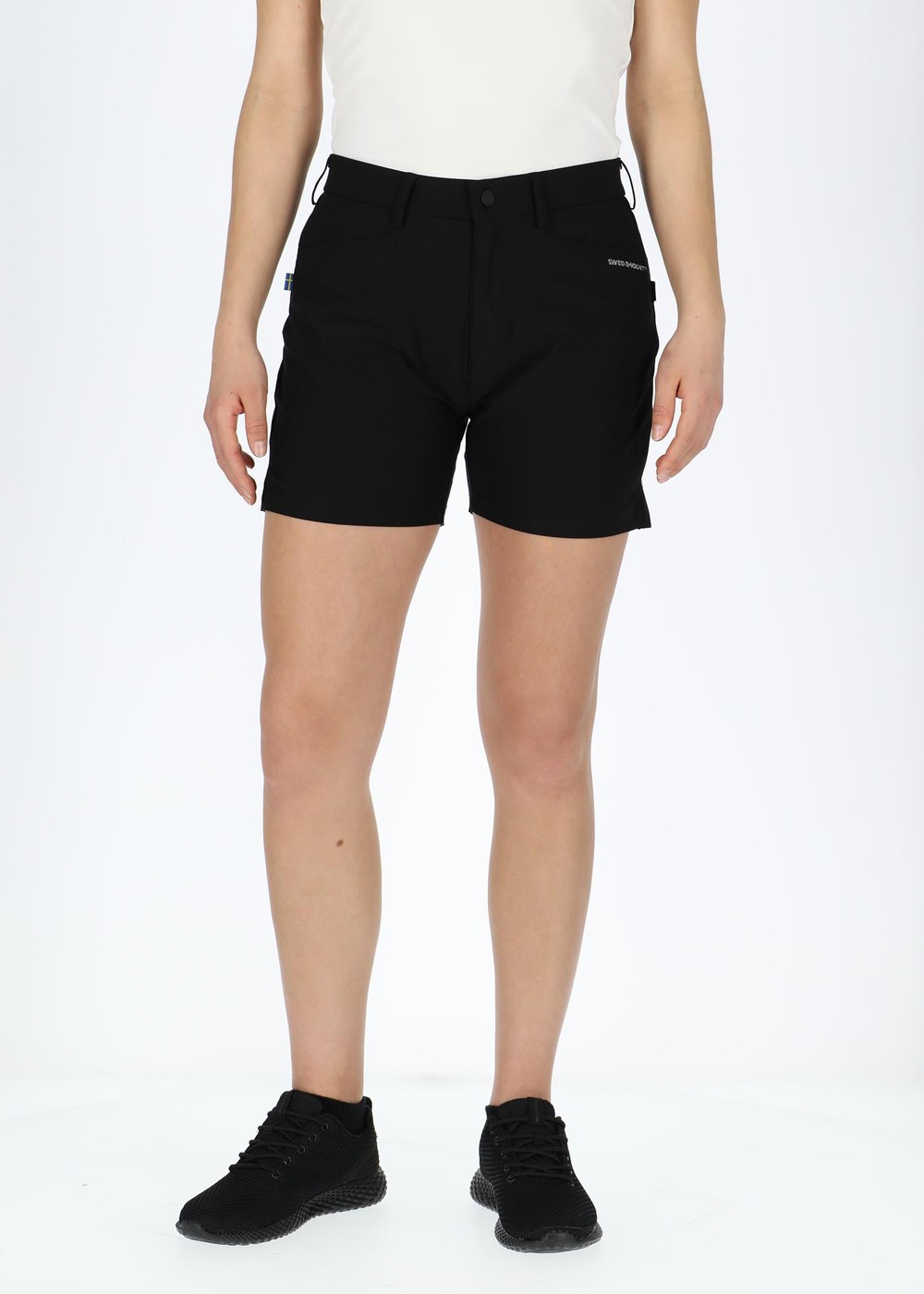 On Course Stretch Shorts W, Black, 46,  Vandringsshorts