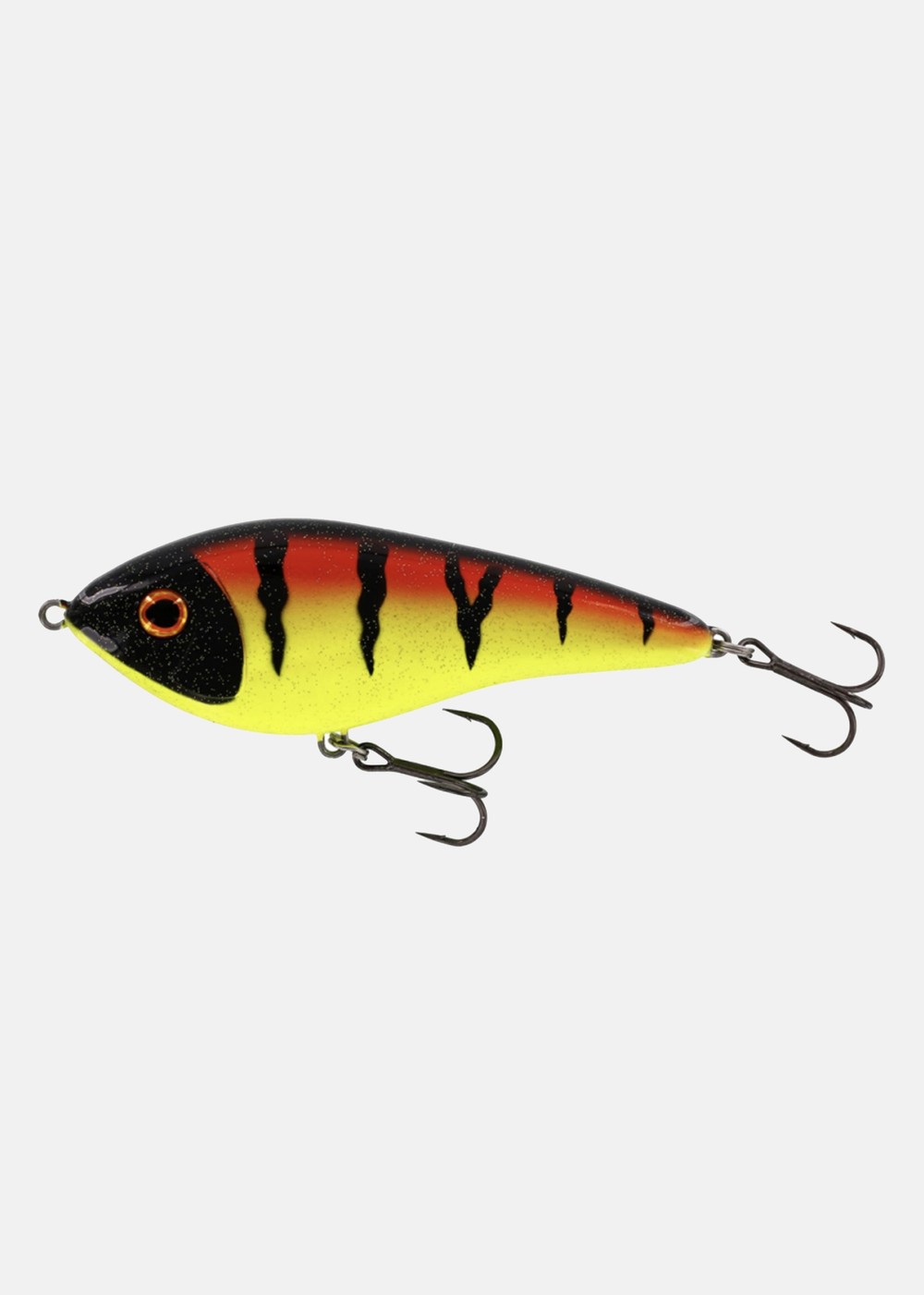 Swim Glidebait 15cm Suspending, Alert Perch, 107g Suspending,  Swimbaits