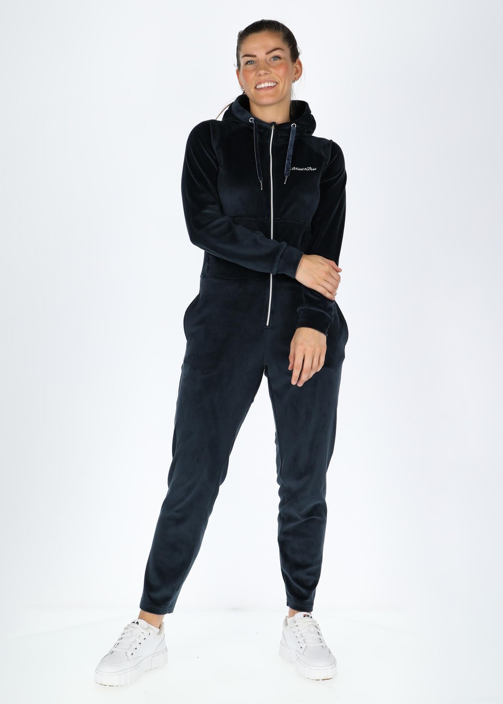 La Velour Jumpsuit W, Dk. Navy, 38,  Dam La Velour Jumpsuit W, Dk. Navy, 38,  Dam