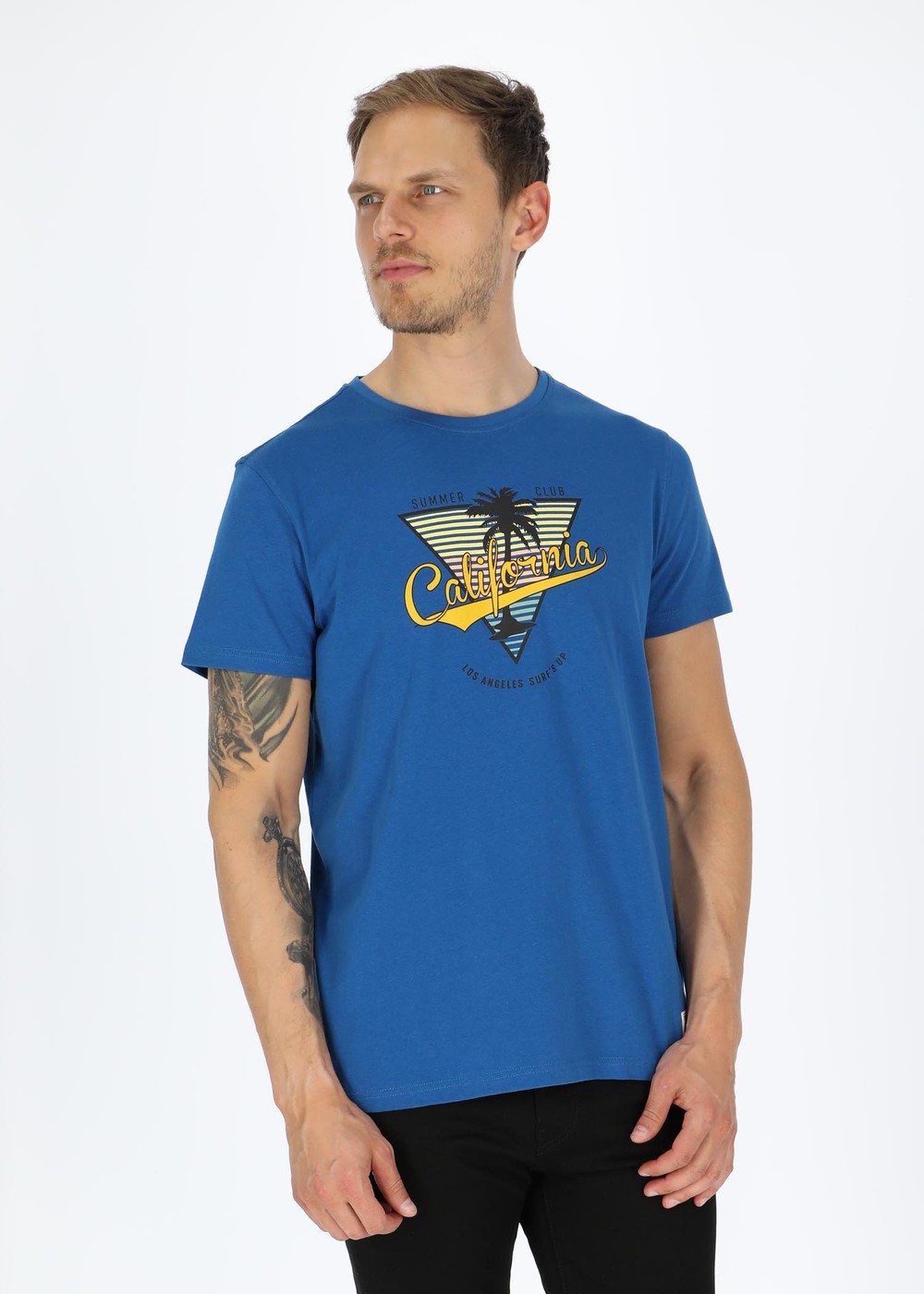 California Tee, Blue, M,  T-Shirts
