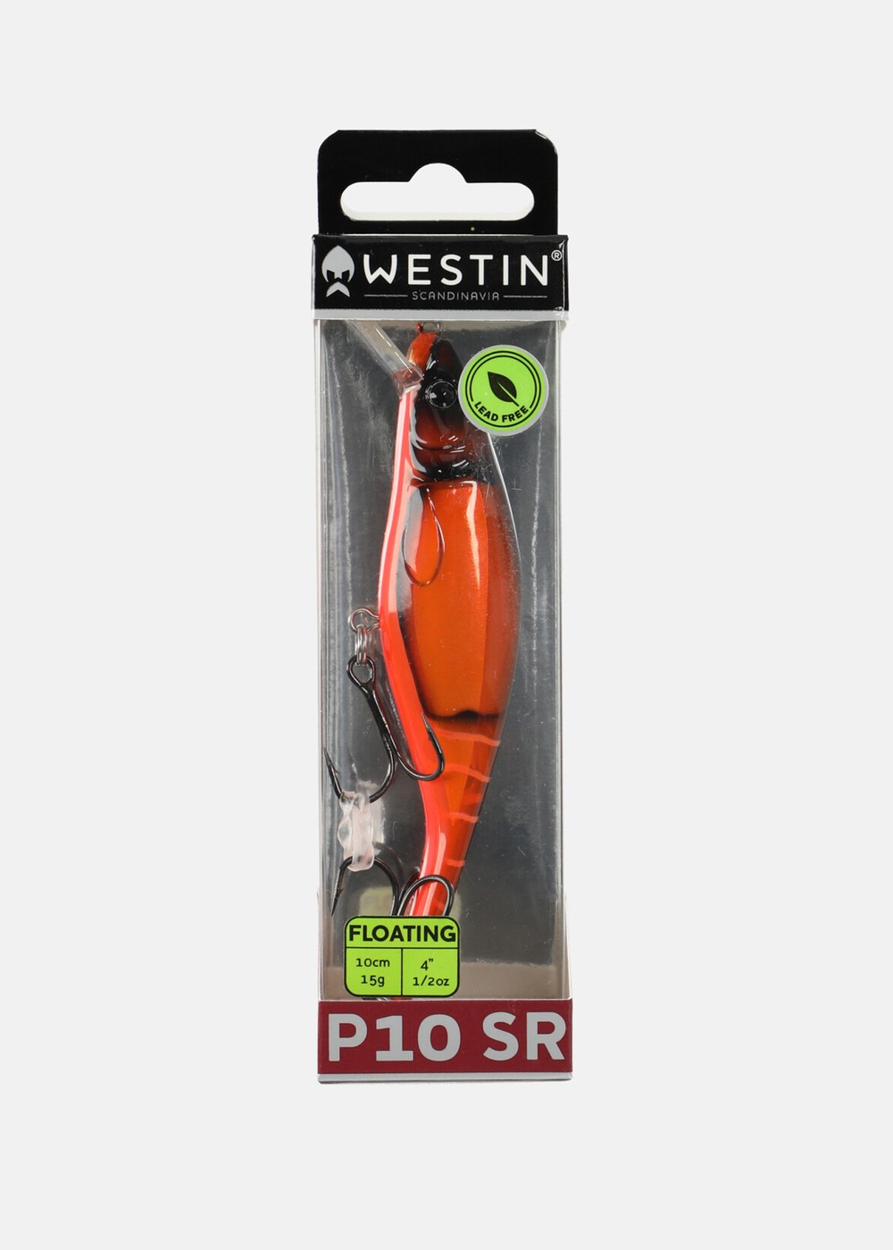 P10sr Crankbait 10cm 15g, Fire Craw, 10,  Wobbler