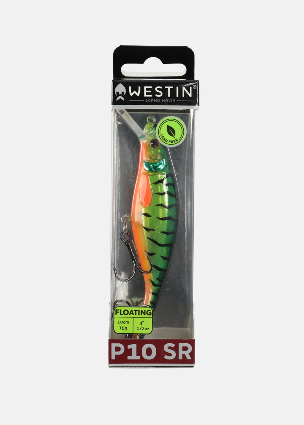 P10sr Crankbait 10cm 15g, Firetiger Flash, 10,  Wobbler