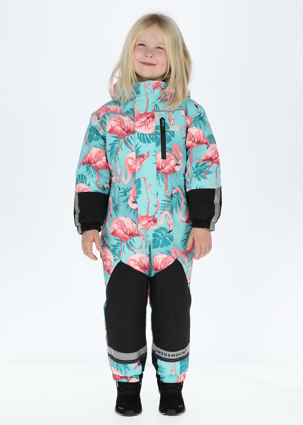 Narvik Overall 2.0 Jr, Flamingo Aop, 140,  Vinteroveraller Narvik Overall 2.0 Jr, Flamingo Aop, 140,  Vinteroveraller