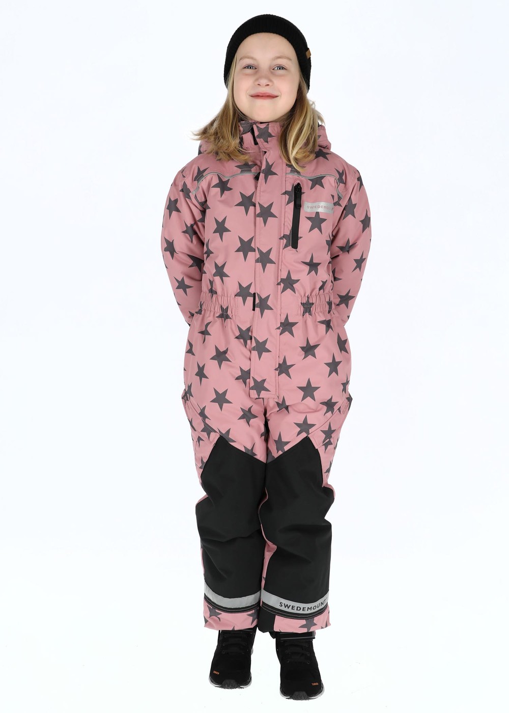 Narvik Overall 2.0 Jr, Dusty Rose Star, 130,  Vinteroveraller