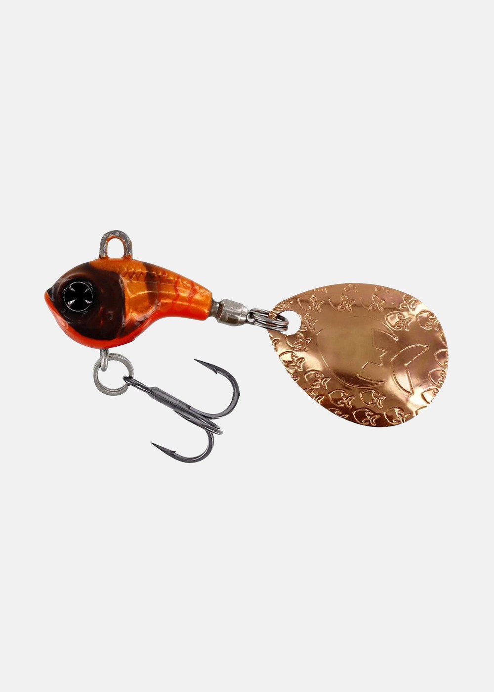 Dropbite Tungsten Spin Tail Ji, Fire Craw, 13g,  Jiggskallar Dropbite Tungsten Spin Tail Ji, Fire Craw, 13g,  Jiggskallar