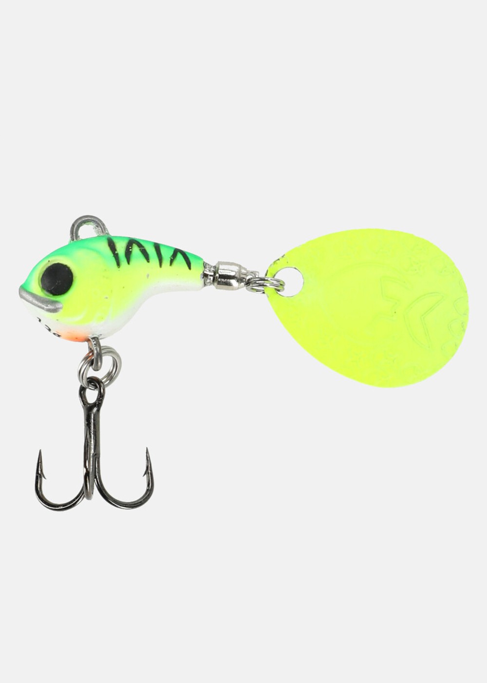 Dropbite Tungsten Spin Tail Ji, Chartreuse Ice, 13g,  Jiggskallar