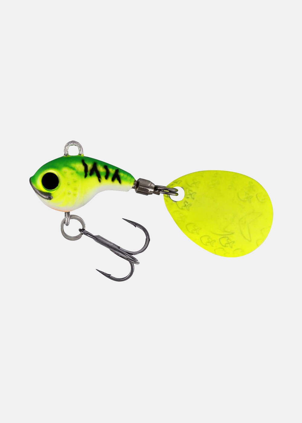 Dropbite Tungsten Spin Tail Ji, Chartreuse Ice, 9g,  Vibrationsbeten