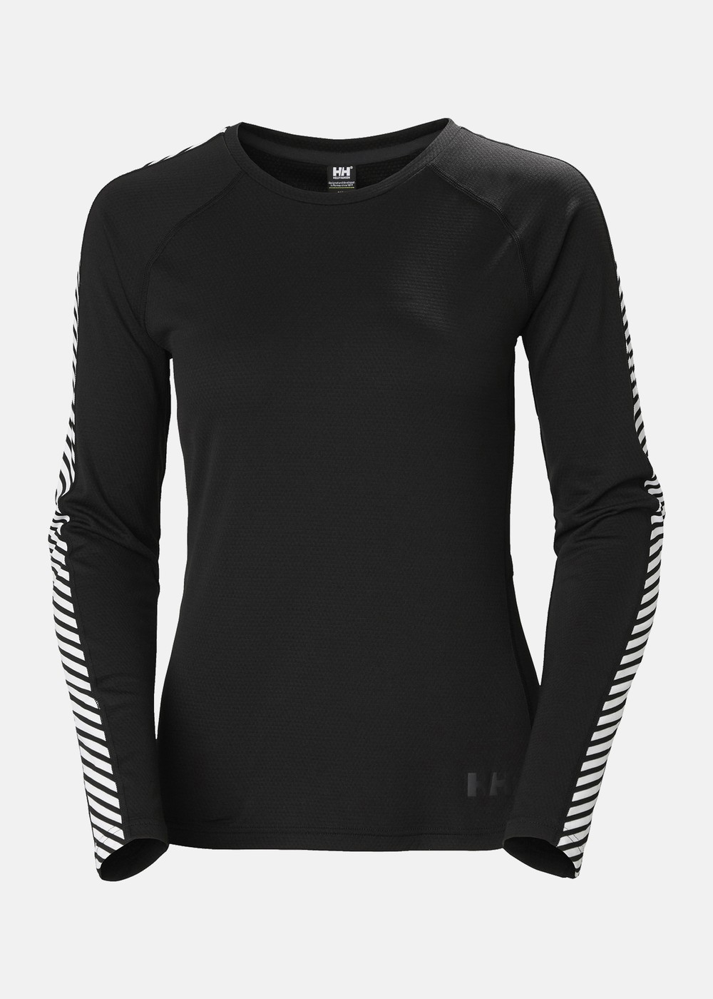 W Lifa Active Stripe Crew, 990 Black, Xs,  Funktionsunderställ