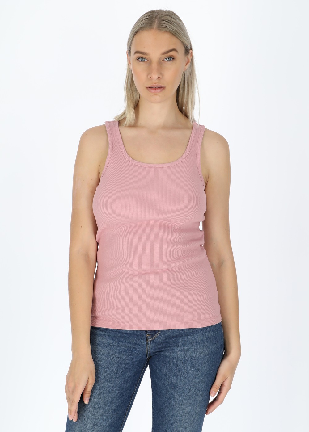 Ellen Rib Tank, Dusty Rose, 42,  Toppar Ellen Rib Tank, Dusty Rose, 42,  Toppar