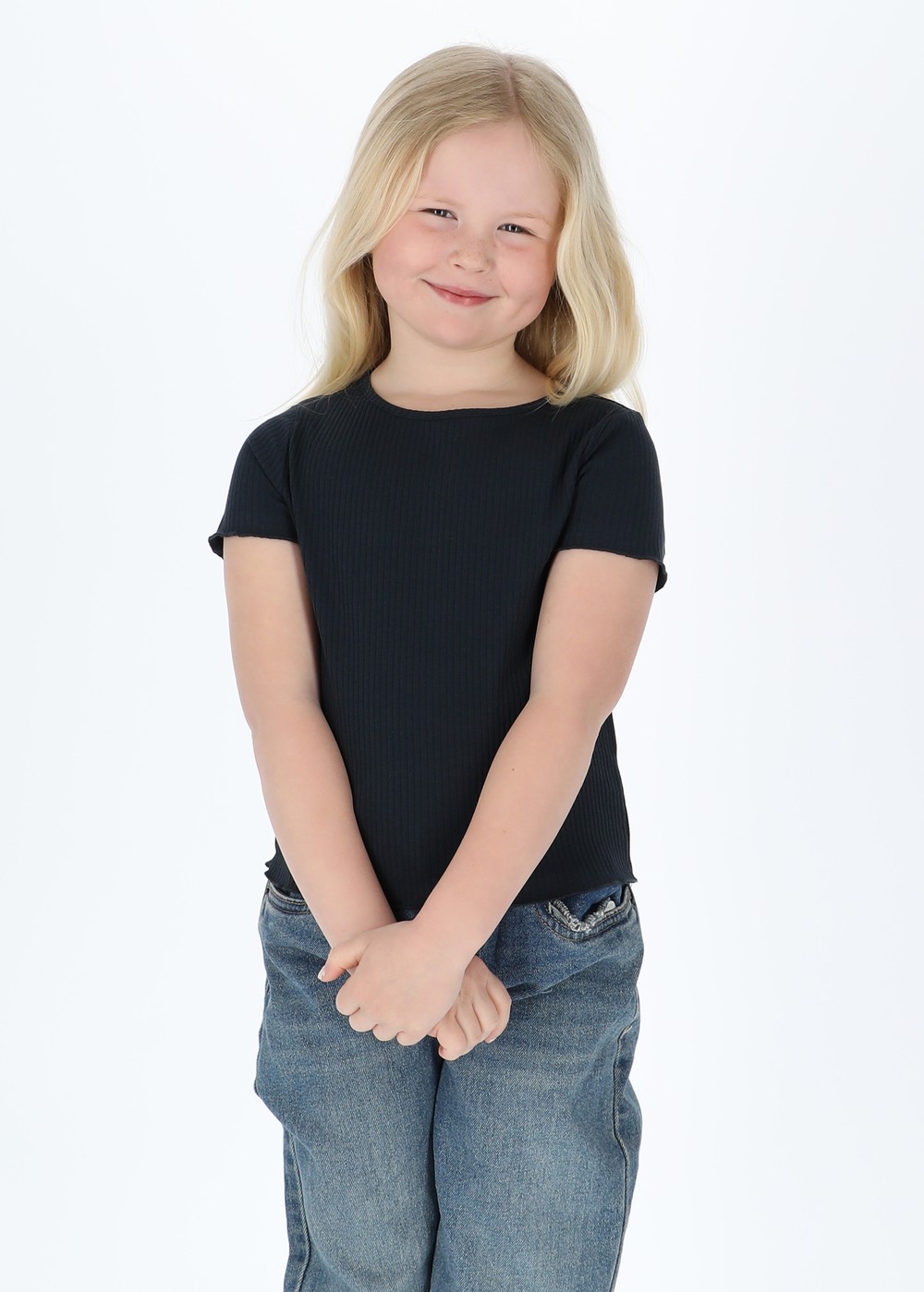 Rib Top G Jr, Dk. Navy, 120,  Linnen Rib Top G Jr, Dk. Navy, 120,  Linnen