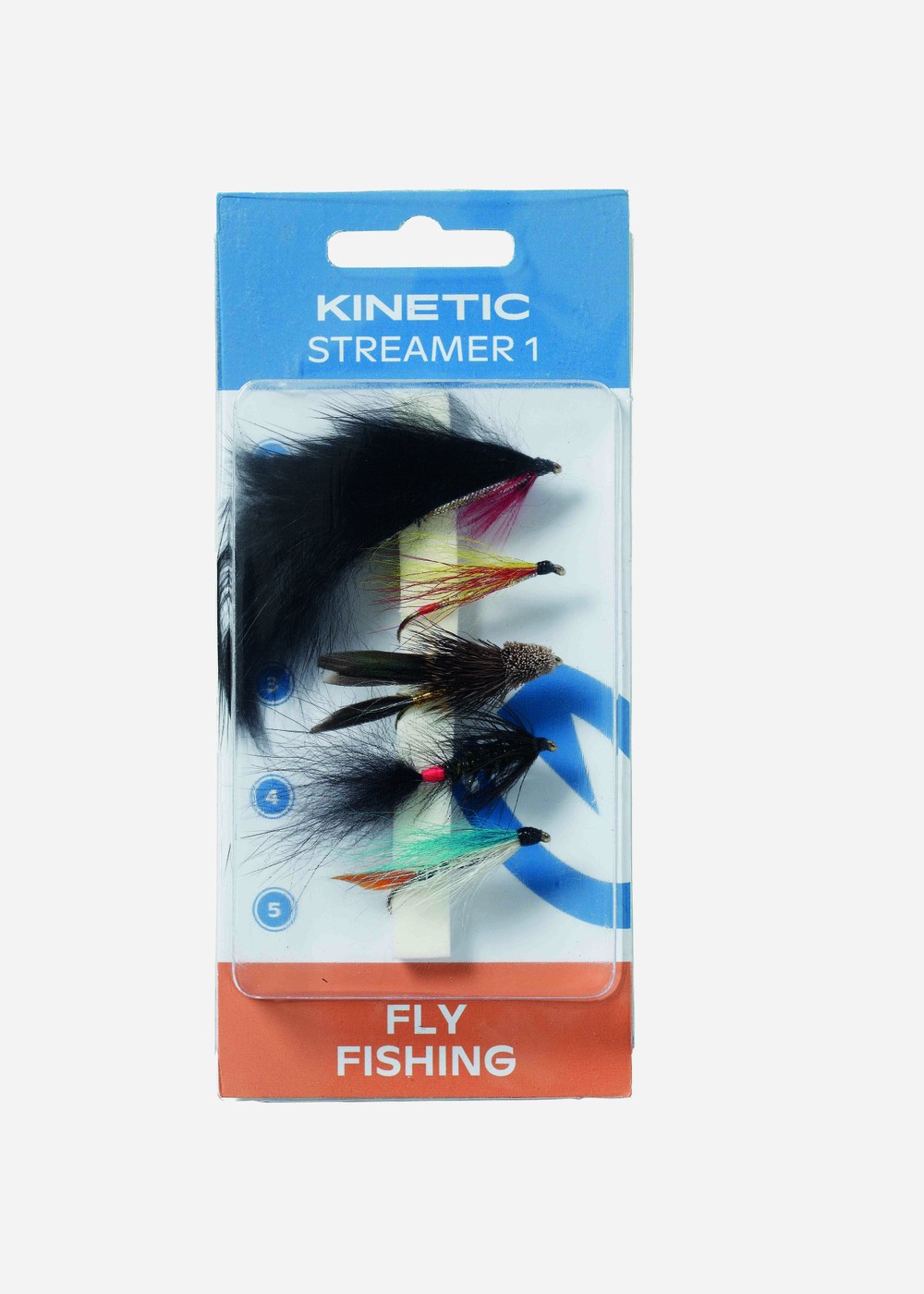 Kinetic Streamers 1 5pcs, Mix, No Size,  Fiske