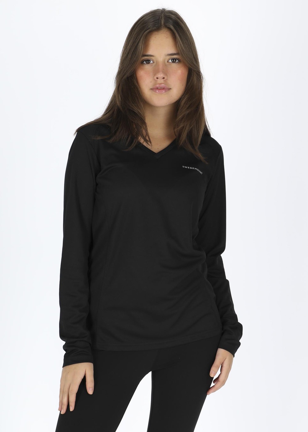 Grebbestad L/S Tee 2.0 W, Black, 42,  Löparkläder | Kläder//Hoodies//Tröjor//Junior | Padelspecialisterna