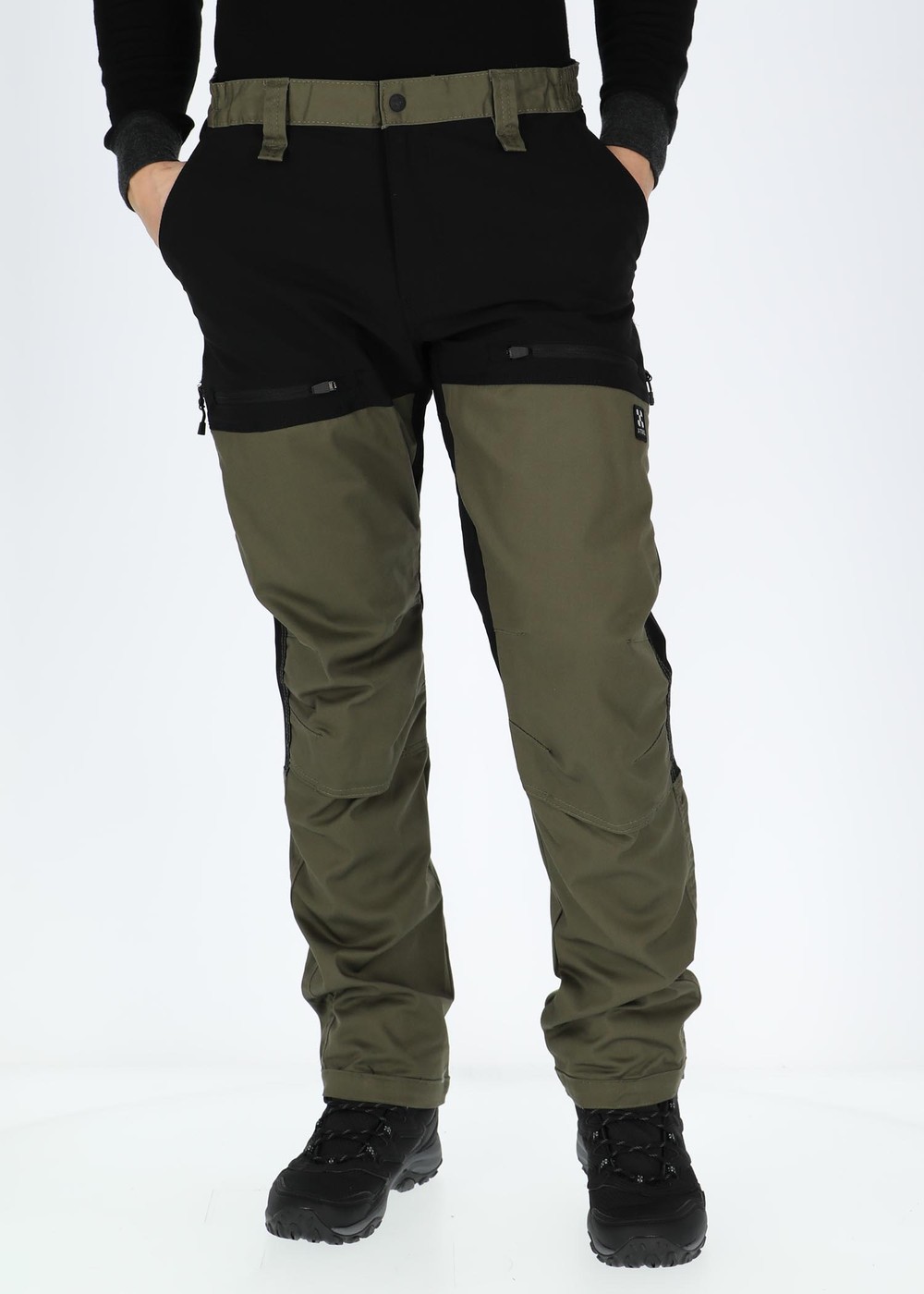 Vancouver Durable Pants, Dk Olive/Black, M,  Byxor