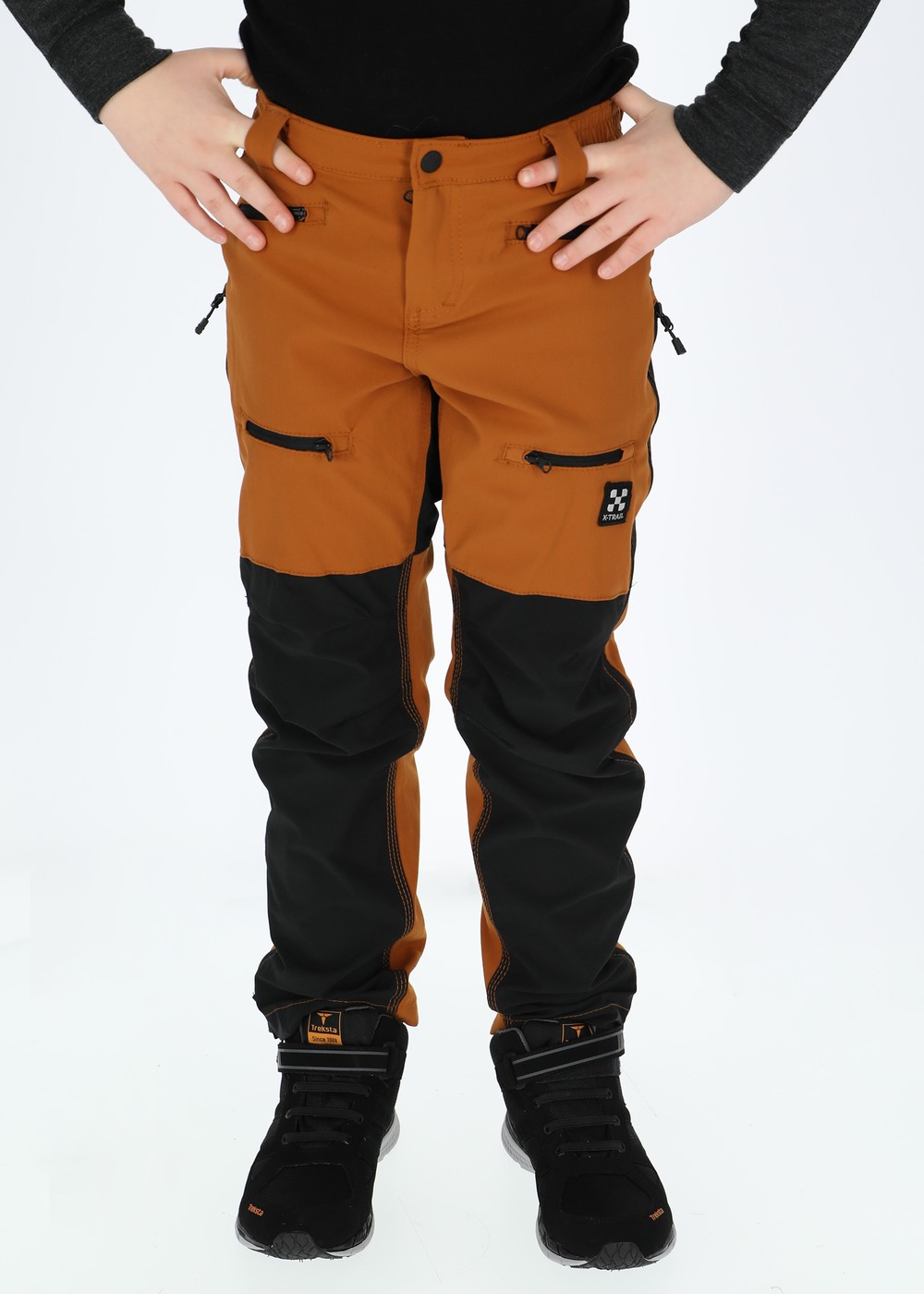 Colorado Stretch Pants Jr, Chestnut/Black, 170,  Vandringsbyxor