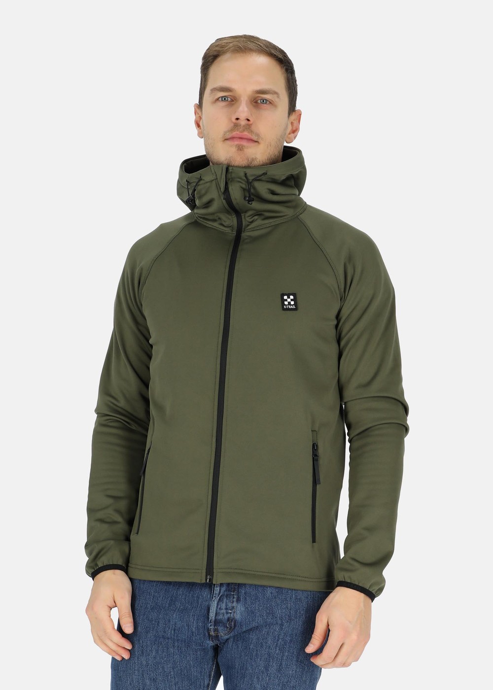 Colorado Stretch Hood, Olive/Black, 2xl,  Fleecetröjor
