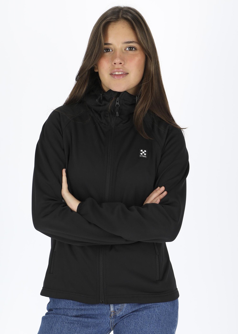 Colorado Stretch Hood W, Black/Black, 44,  Hoodies