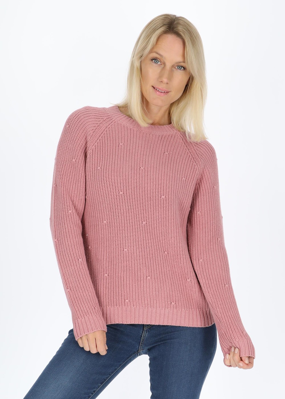Sankt Claud Knitted Sweater W, Dusty Rose, 46,  Stickat