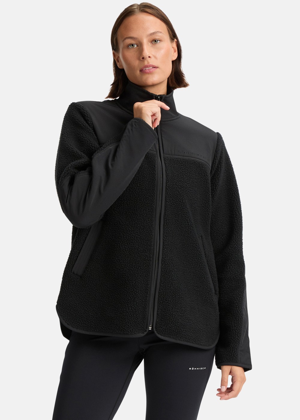 Phoebe Pile Jacket, Black, S,  Fleecetröjor