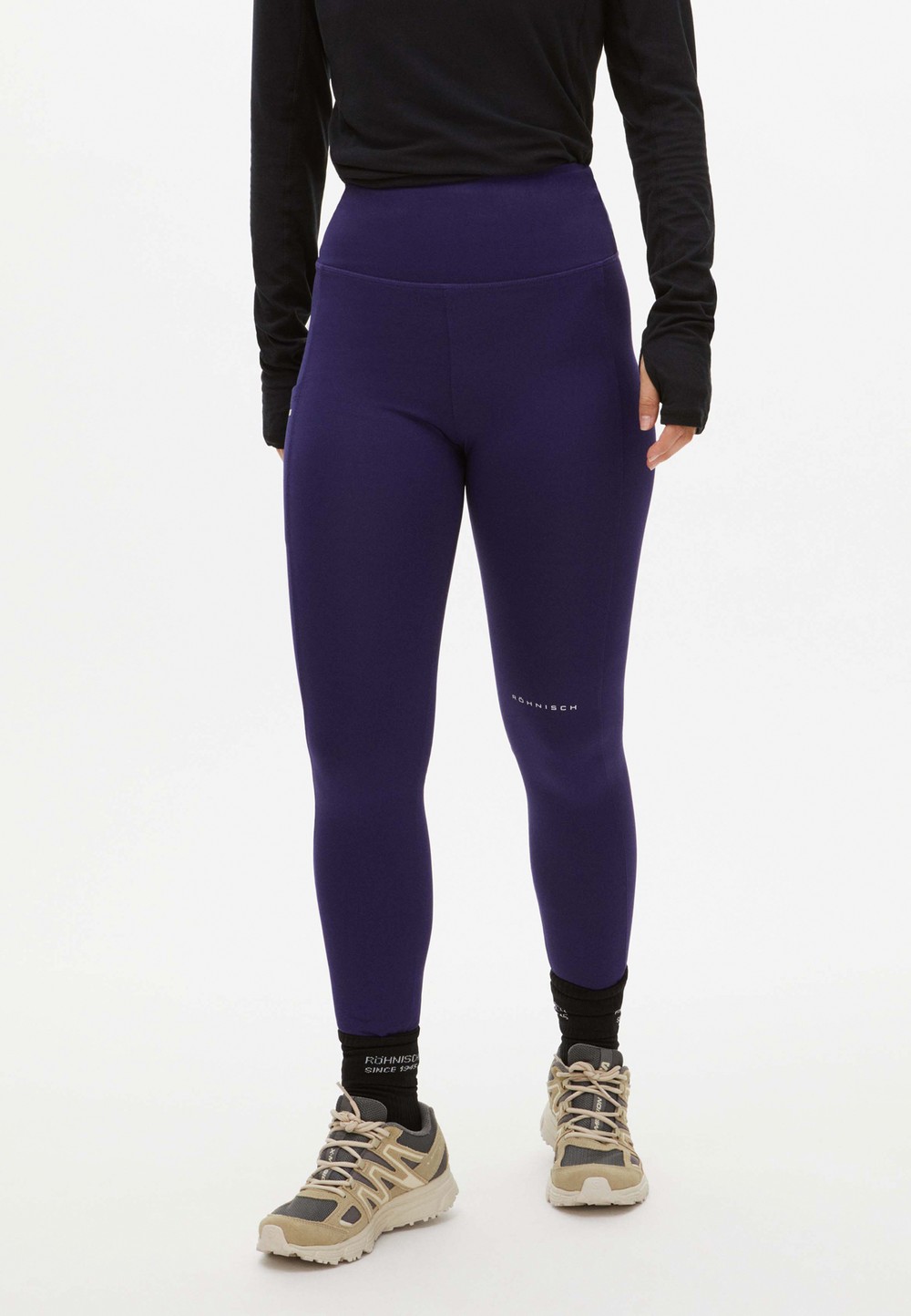 Thermal Tights, Blackcurrant, Xs,  Långa Tights